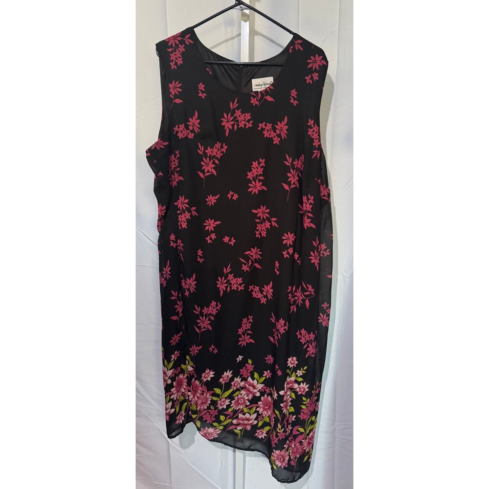 Black Floral Anthony Richards Dress Size 20W